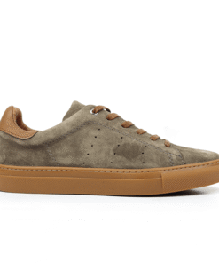 Basket MAXIME Daim Vert Gris