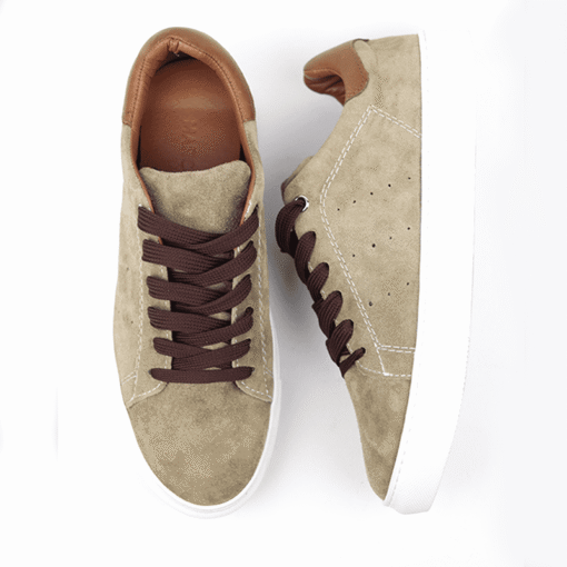 Basket MAXIME Daim Beige – Image 4